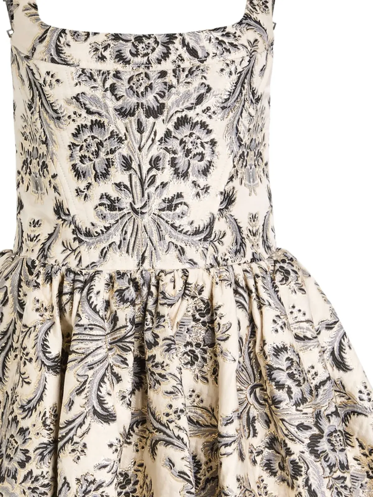 alice + olivia Guinevere floral mini dress - Neutrals - 画像2