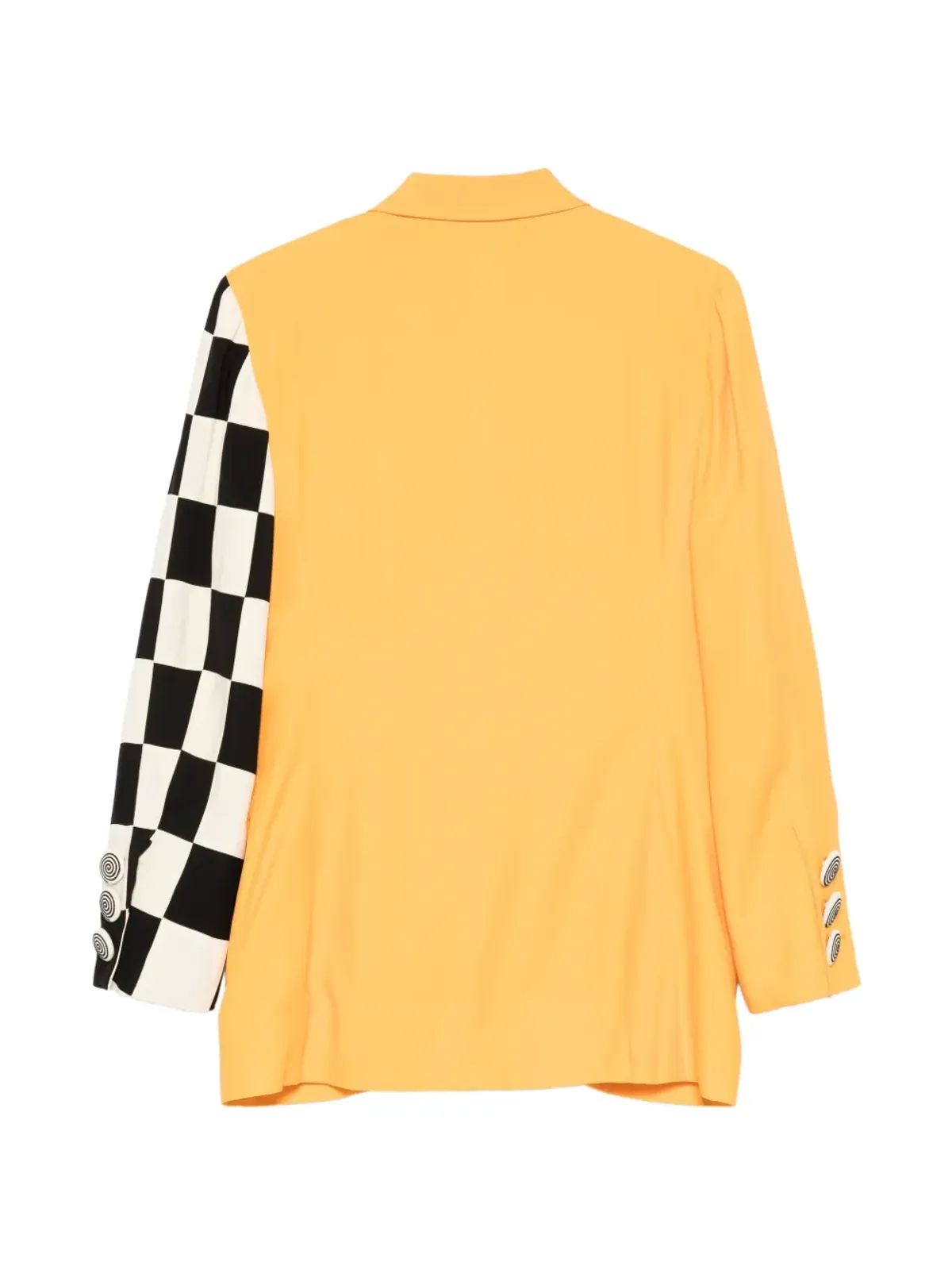 Moschino Pre-Owned 2000s チェック柄ジャケット - オレンジ - 画像2