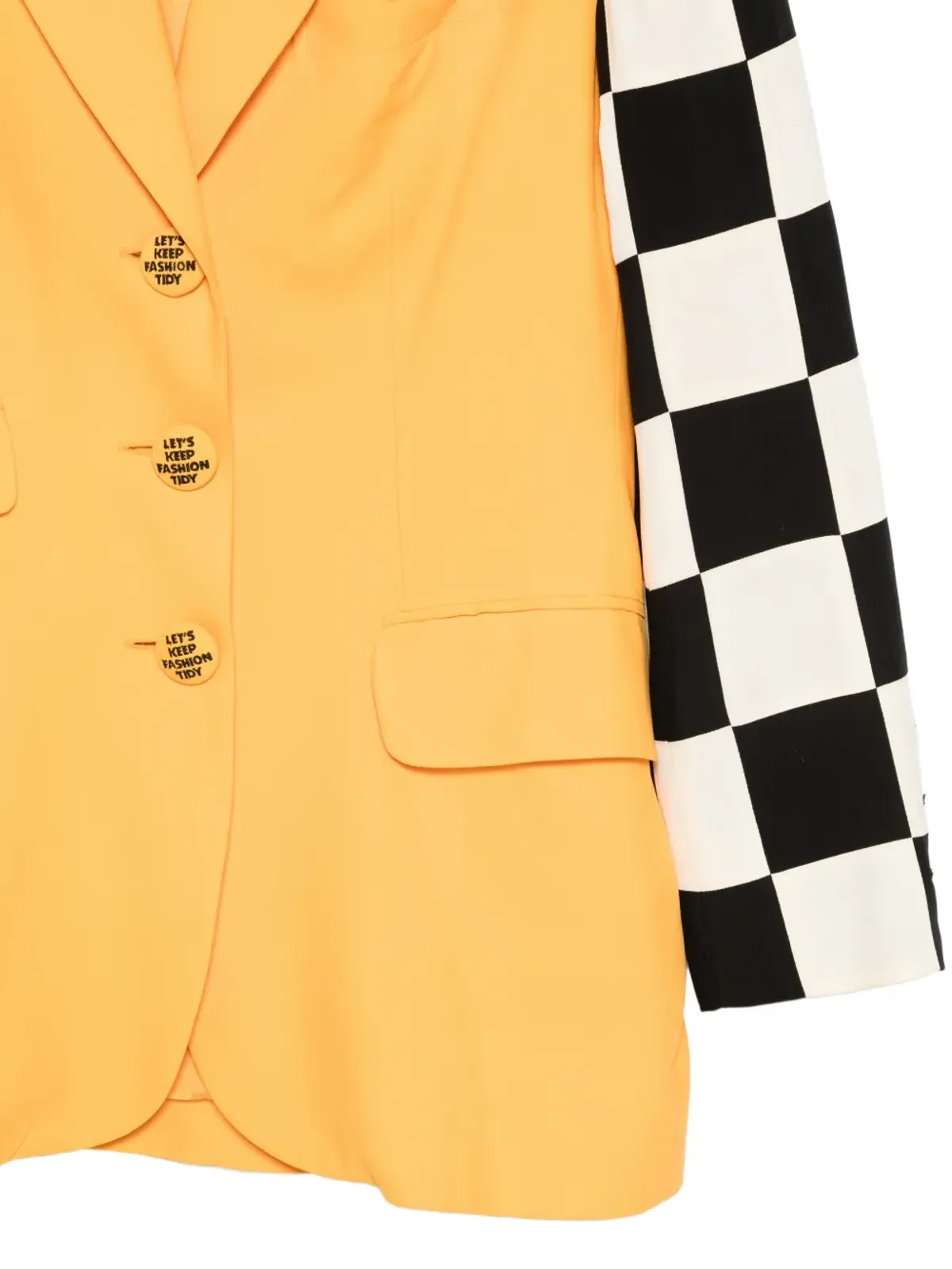 Moschino Pre-Owned 2000s チェック柄ジャケット - オレンジ - 画像3