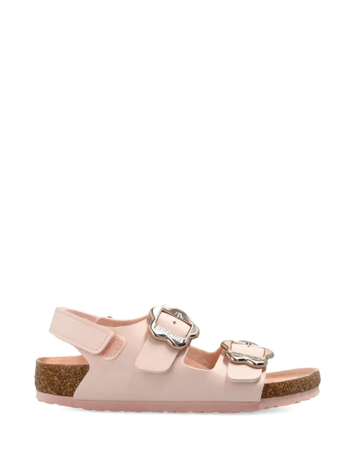 Birkenstock Kids ミラノ フラワーバックル サンダル - 画像2