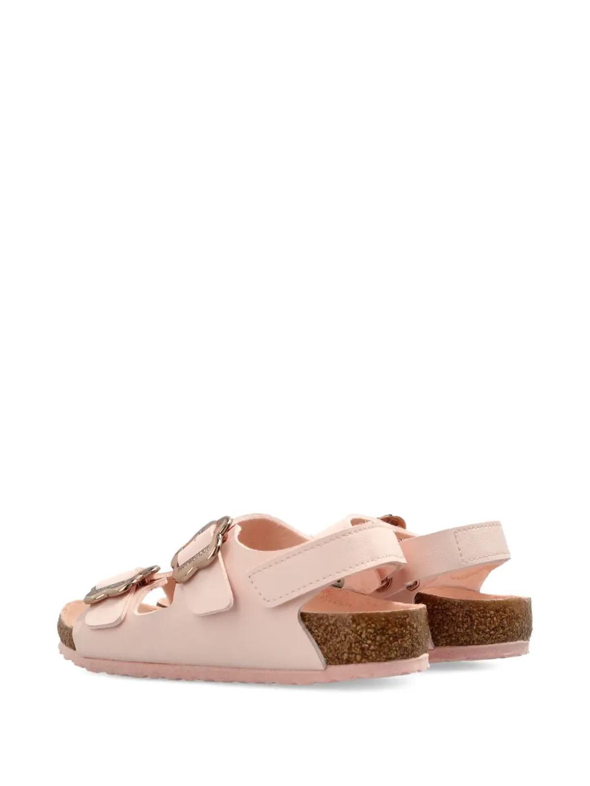 Birkenstock Kids ミラノ フラワーバックル サンダル - 画像3