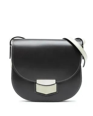 Celine Pre-Owned 2016年 バイカラー グレイズド カーフスキン トロットゥール クロスボディバッグ - ブラック - サムネイル1