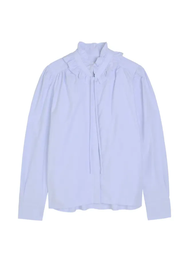Citizens of Humanity Citizens of Humanity Calista フリル付きコットンブラウス - Blueの商品画像
