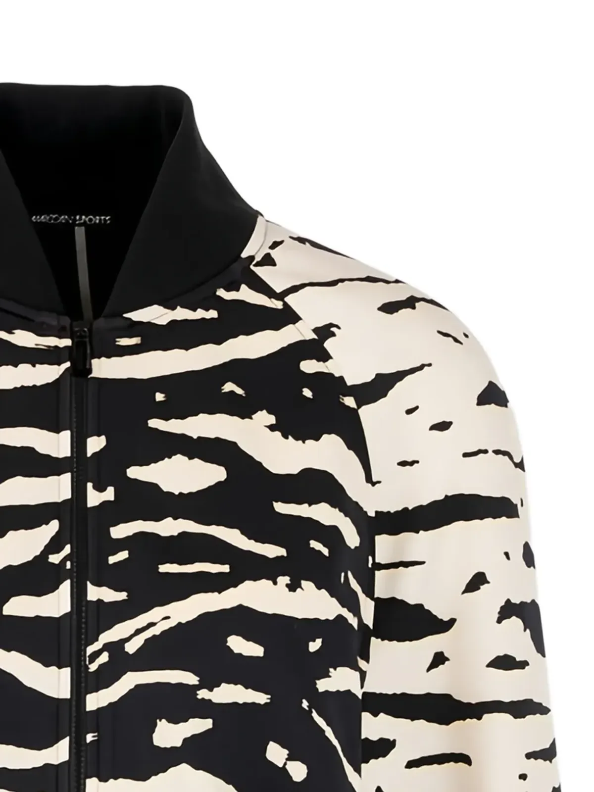 MARCCAIN zebra-print zip jacket - Black - 画像2