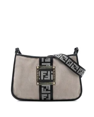 Fendi Pre-Owned キャンバス Zucca クロスボディバッグ ブラウン - サムネイル1