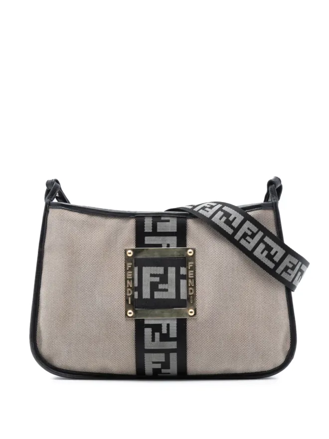 Fendi Pre-Owned Fendi Pre-Owned キャンバス Zucca クロスボディバッグ ブラウンの商品画像