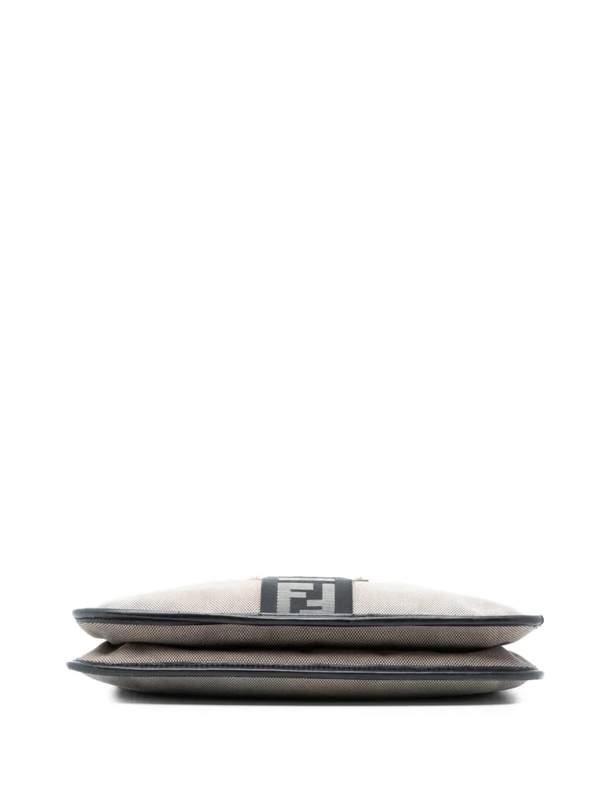Fendi Pre-Owned キャンバス Zucca クロスボディバッグ ブラウン - 画像4