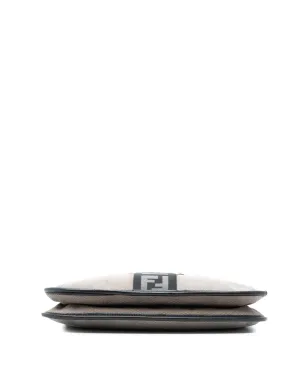 Fendi Pre-Owned キャンバス Zucca クロスボディバッグ ブラウン - サムネイル4