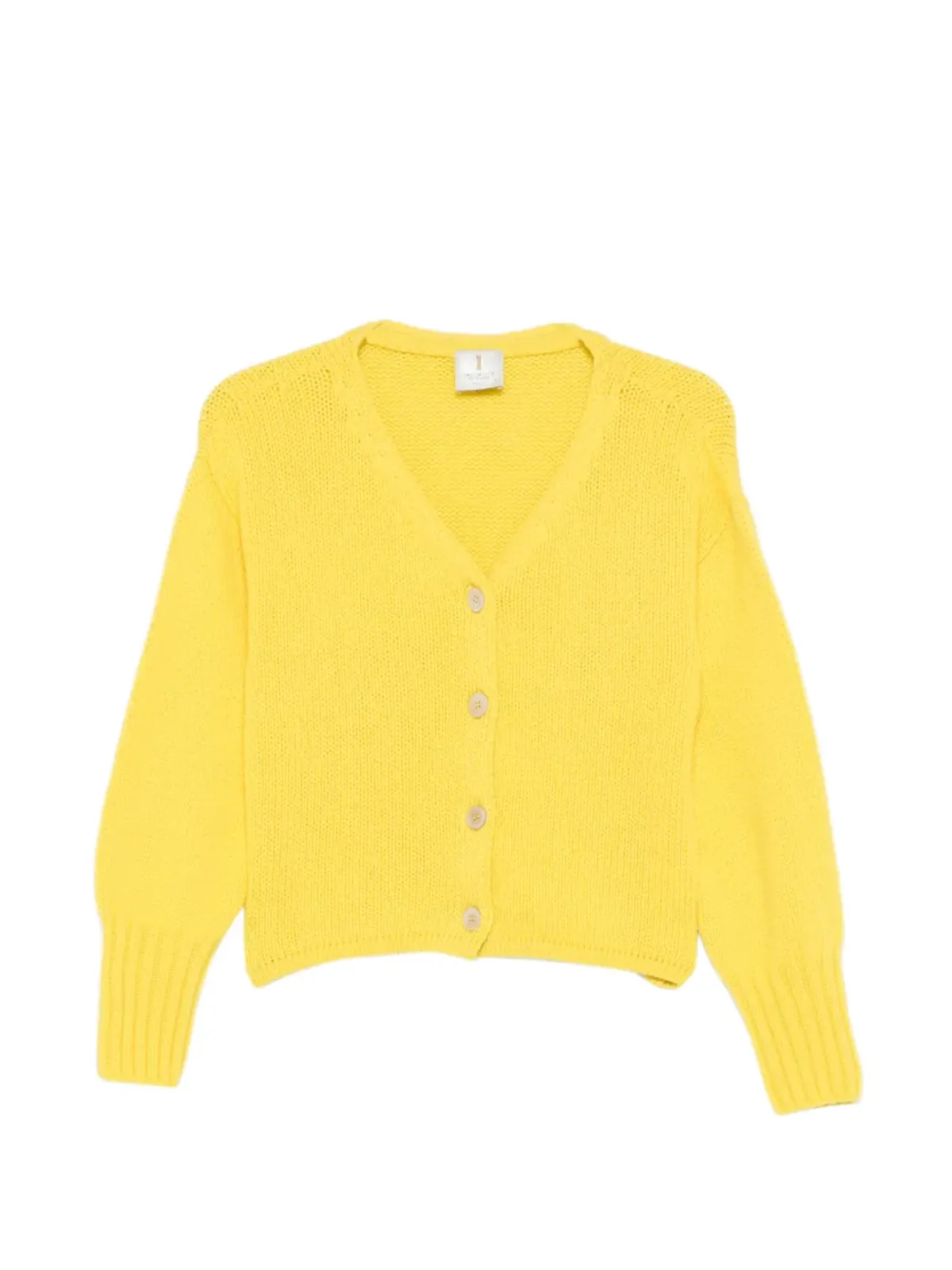 Incentive! Cashmere カーディガン - イエロー - 画像1