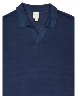 120% Lino マリンVネックTシャツ - サムネイル2