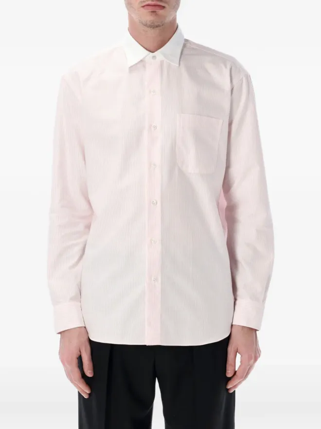 Salvatore Piccolo Salvatore Piccolo アルベルト ストライプポケットシャツの商品画像