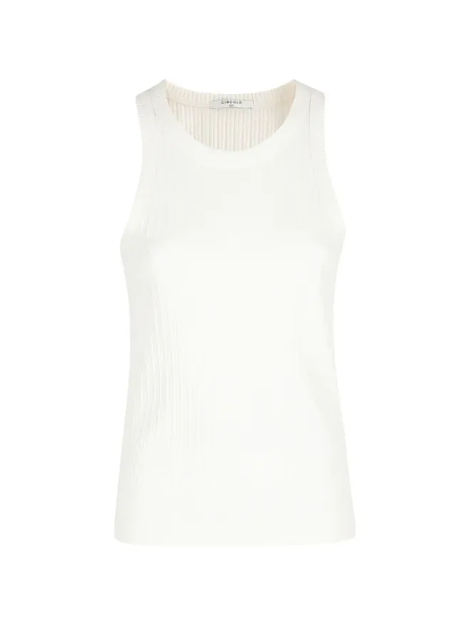 Circolo 1901 Circolo 1901 ribbed top - Neutralsの商品画像