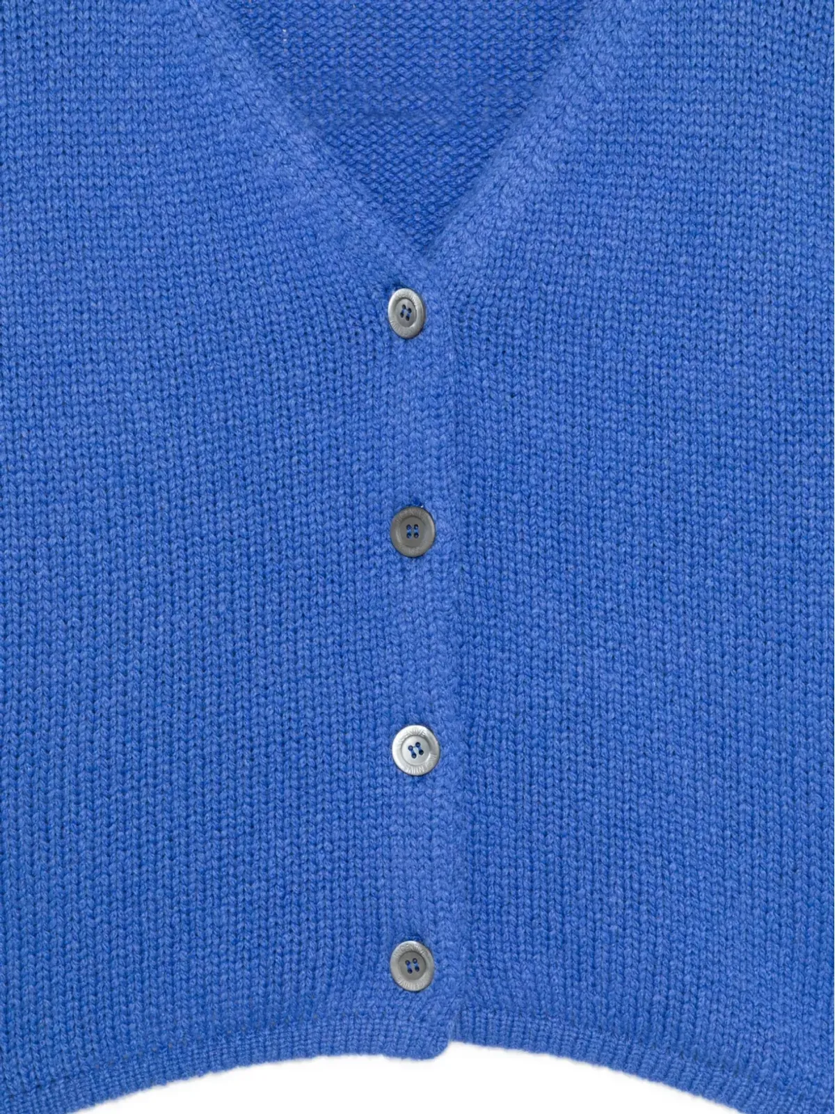Incentive! Cashmere ボタン付きVネックカーディガン - 画像3