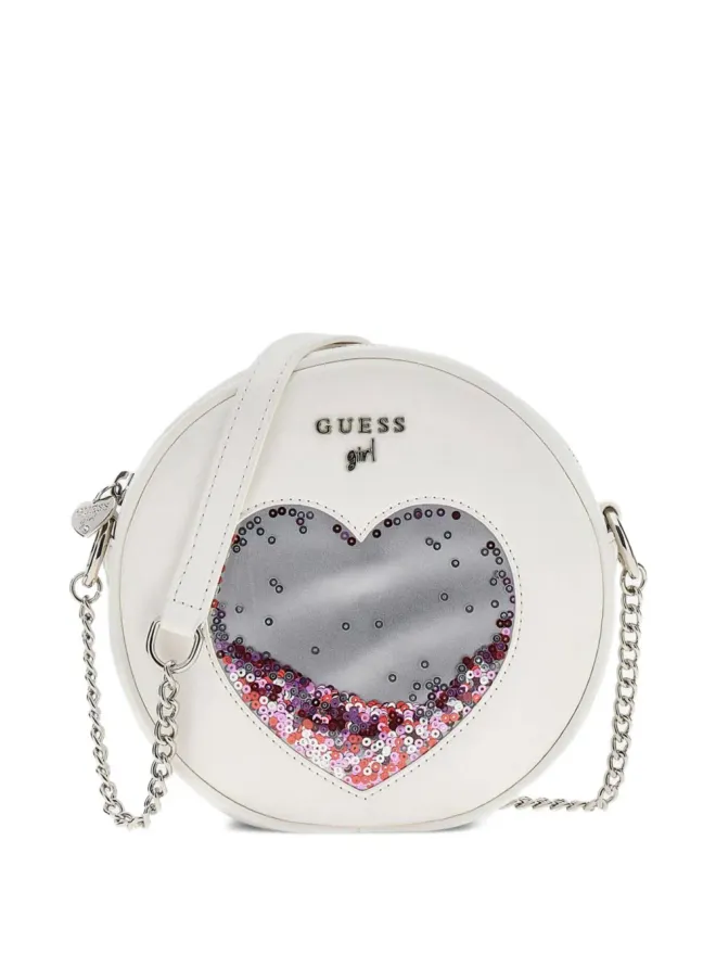 guess kids guess kids ハート形スパンコール装飾付き円形バッグの商品画像