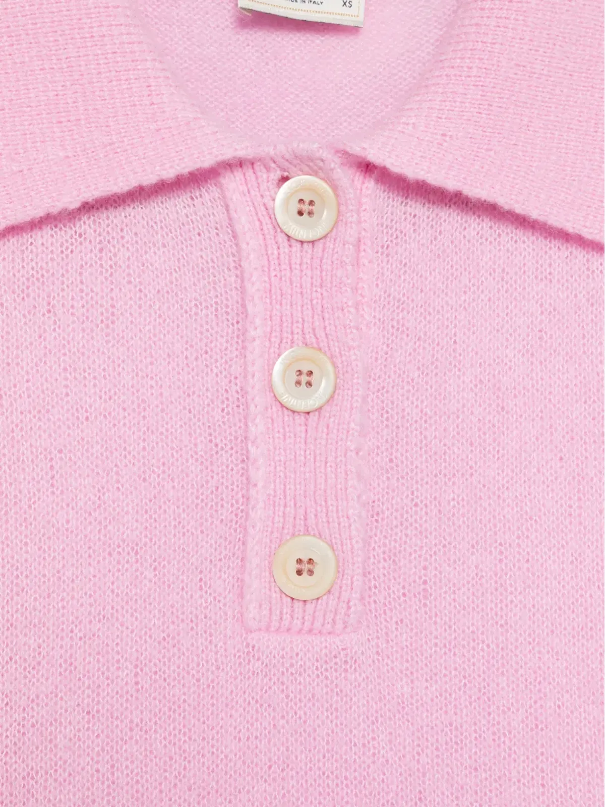 Incentive! Cashmere ボタンポロセーター - 画像3