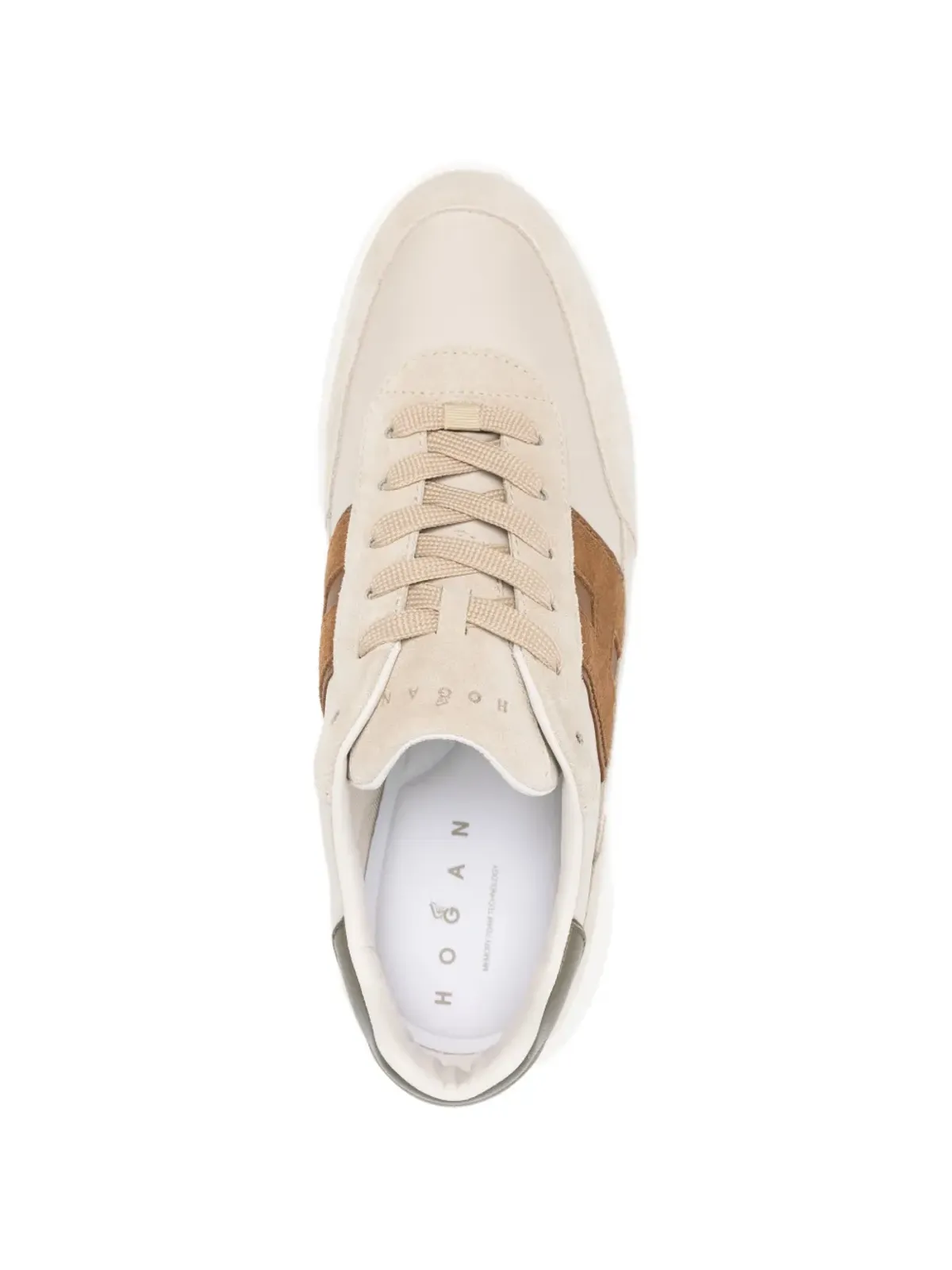Hogan h appliqué sneakers - 画像4