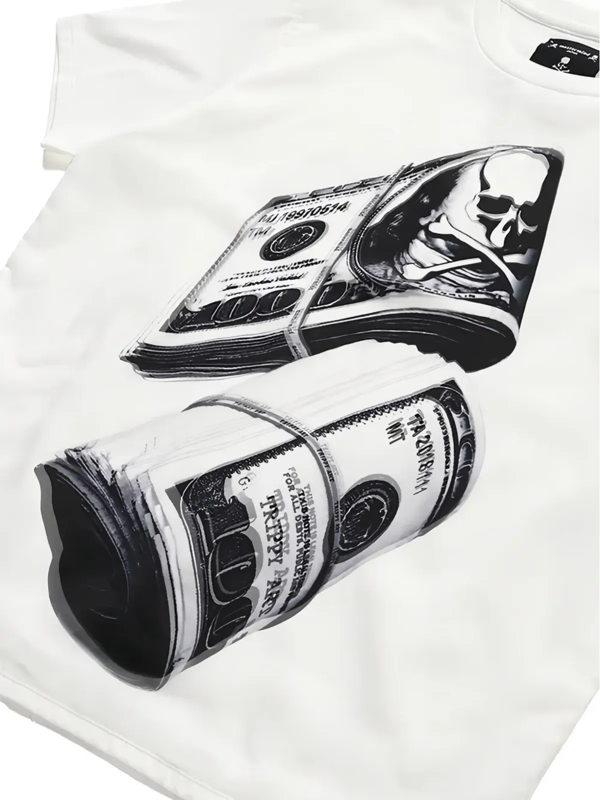 Mastermind Japan x Trippy Mikio Art グラフィックプリントTシャツ - 画像3