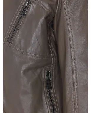 Belstaff ジップレザー ジャケット - サムネイル4