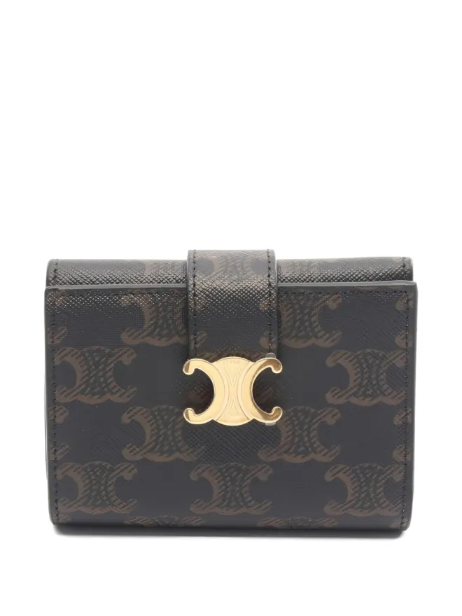 Celine Pre-Owned Celine Pre-Owned 2000年代柄キャンバス三つ折り財布 ブラックの商品画像