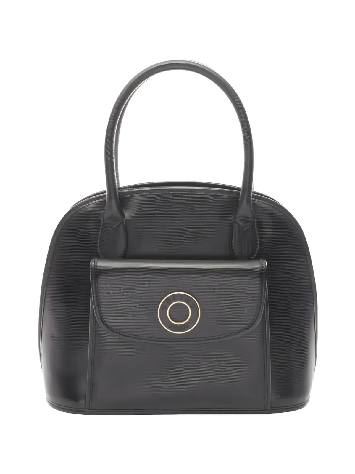 Celine Pre-Owned 2000年代 円形ロゴ レザー ハンドバッグ - 画像1