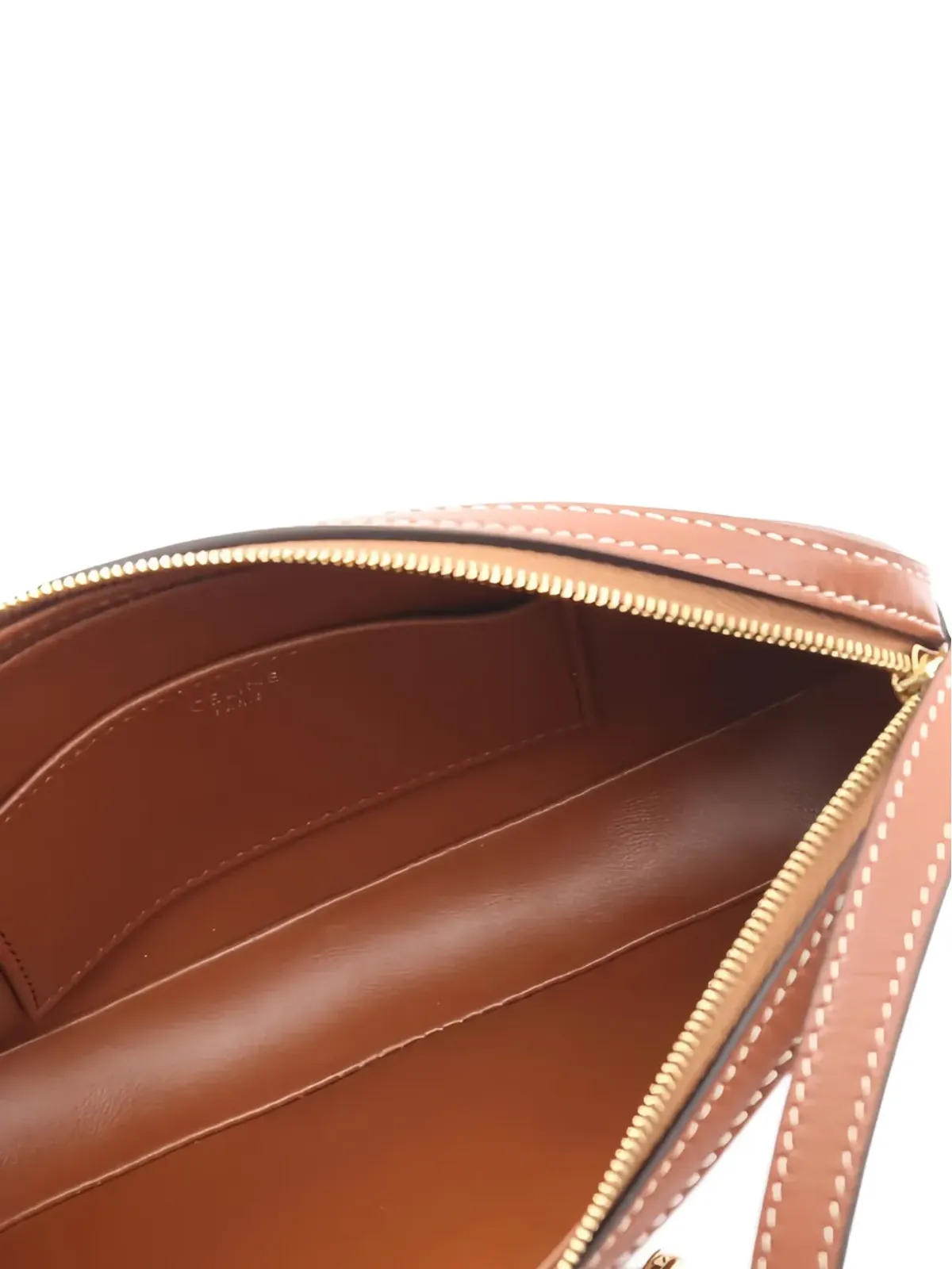 Celine Pre-Owned ミニ Triomphe レザー ショルダーバッグ - 画像3
