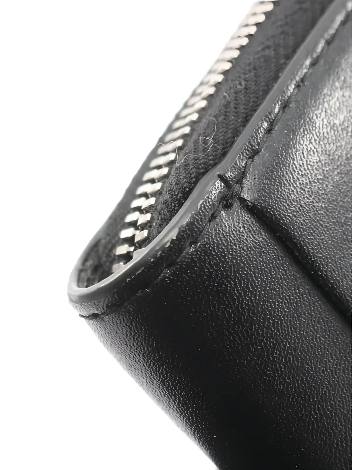 Bottega Veneta Pre-Owned イントレチャート ジップウォレット ブラック - 画像5