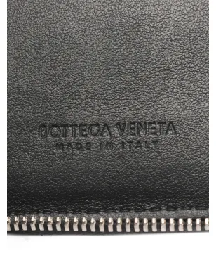 Bottega Veneta Pre-Owned イントレチャート ジップウォレット ブラック - サムネイル4