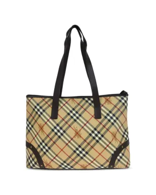 Burberry ビンテージ 1990年代 チェック柄 ショルダートートバッグ - サムネイル2