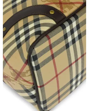 Burberry ビンテージ 1990年代 チェック柄 ショルダートートバッグ - サムネイル3