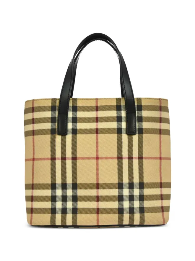 Burberry Pre-Owned Burberry Pre-Owned 1990年代 チェック柄トートバッグの商品画像