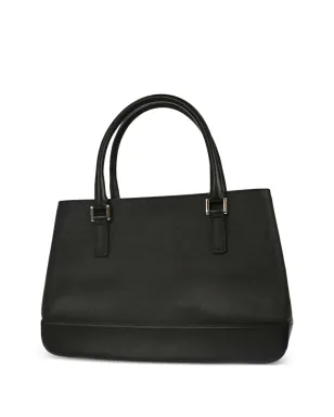 Burberry Pre-Owned 1990年代 レザートートバッグ ブラック - サムネイル2
