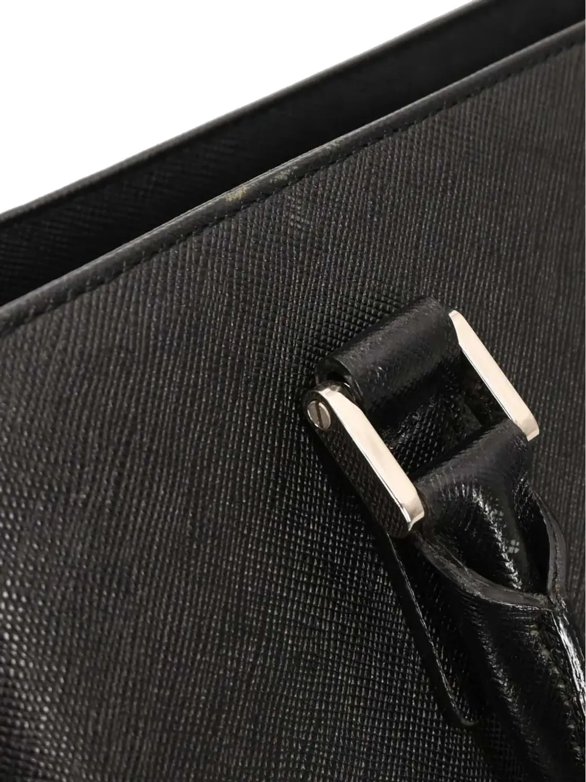 Burberry Pre-Owned 1990年代 レザートートバッグ ブラック - 画像3