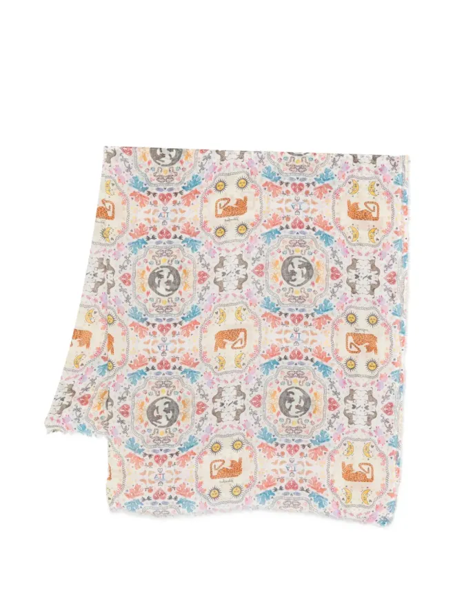 Faliero Sarti Faliero Sarti ポリプリントスカーフの商品画像
