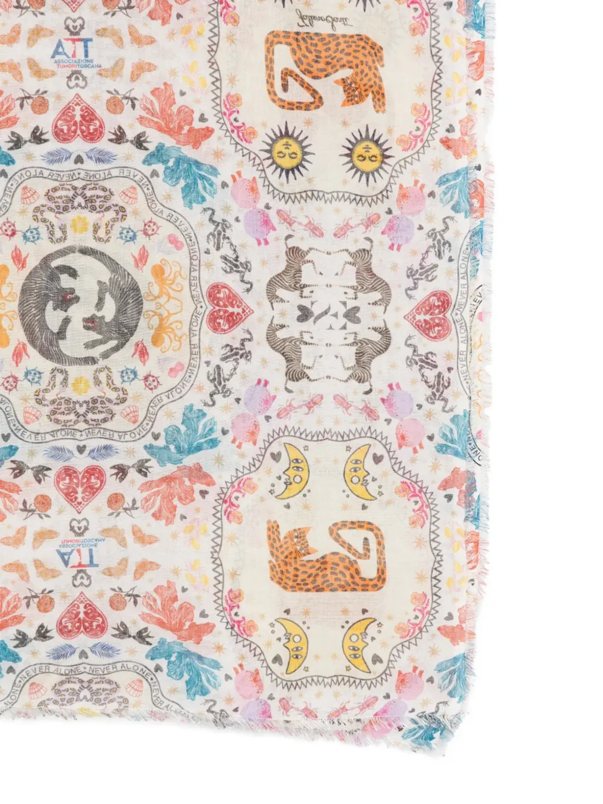 Faliero Sarti ポリプリントスカーフ - 画像3