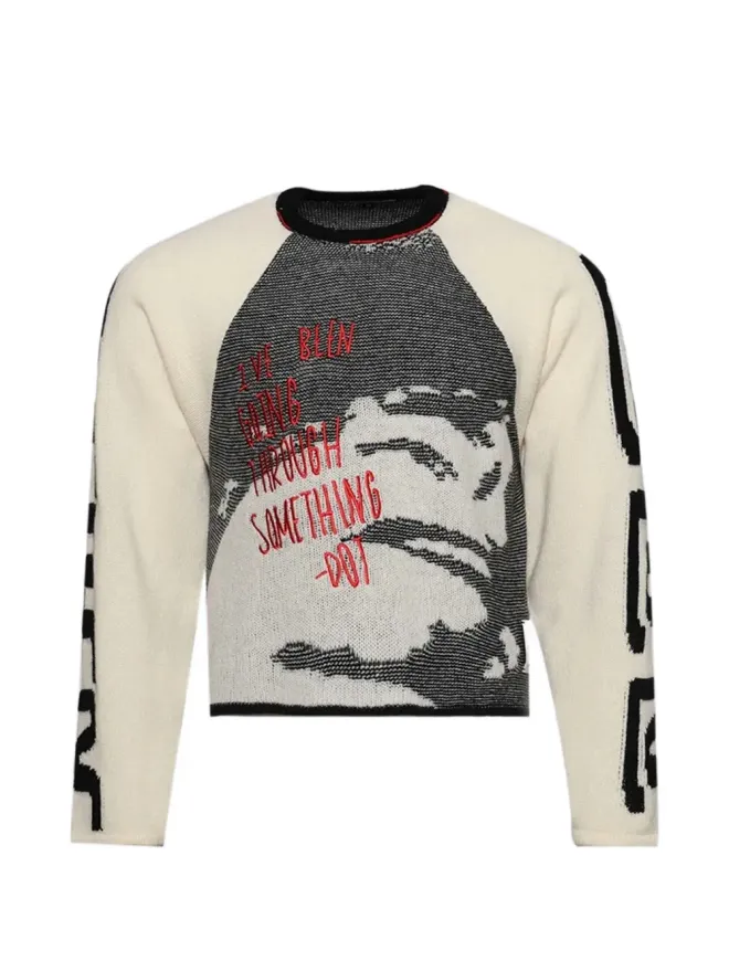 RRR123 RRR123 グラフィックニットジャンパーの商品画像