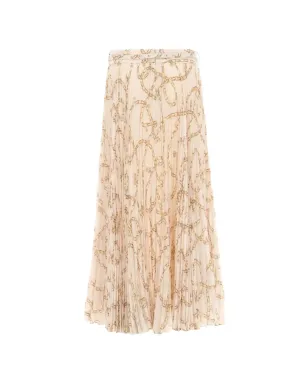 ZIMMERMANN チェーンプリントプリーツスカート - サムネイル2