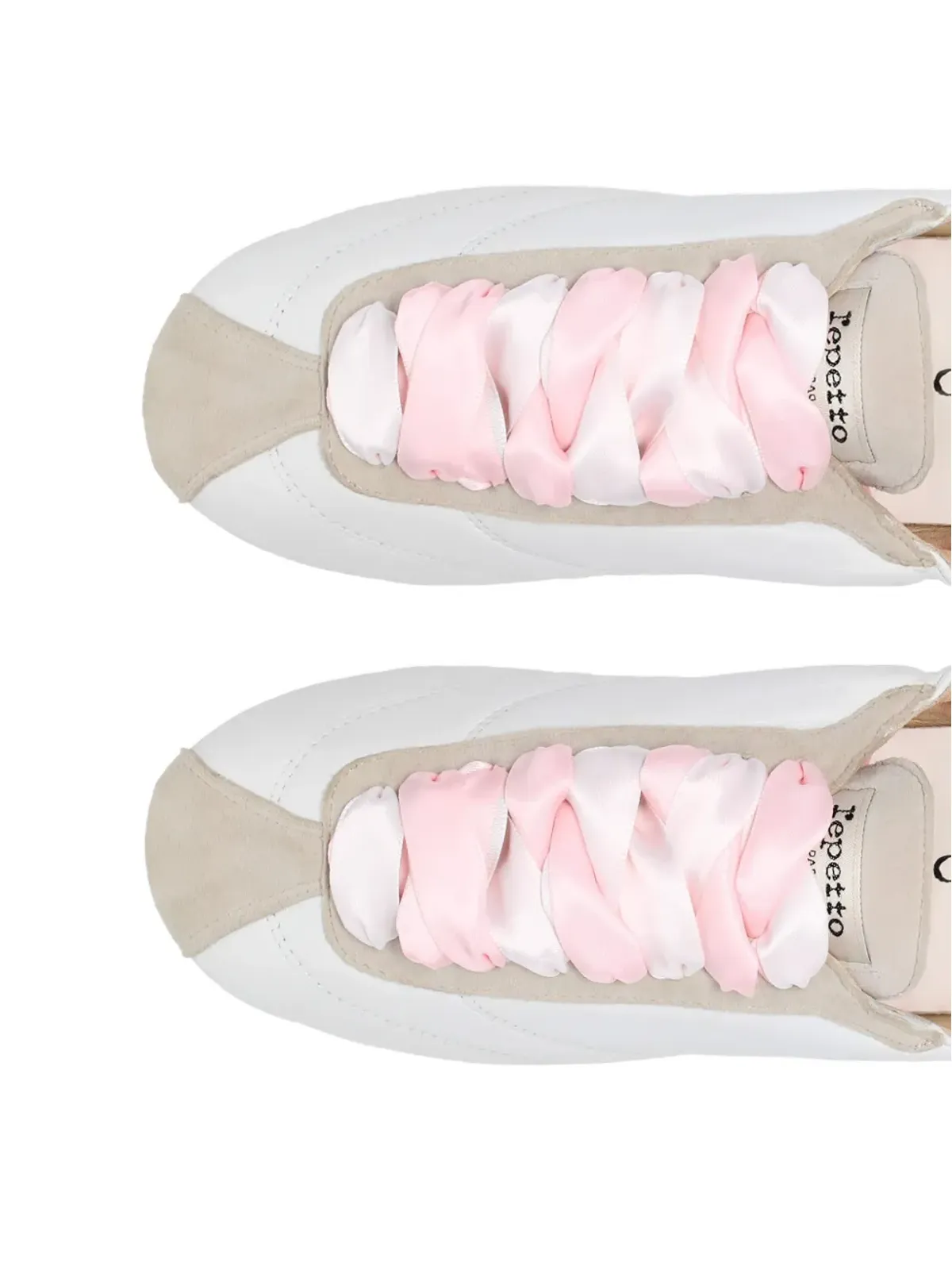 Repetto ribbon lace up sneakers - White - 画像5