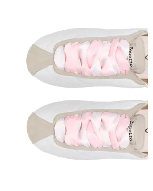 Repetto ribbon lace up sneakers - White - サムネイル5
