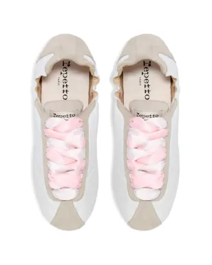Repetto ribbon lace up sneakers - White - サムネイル2