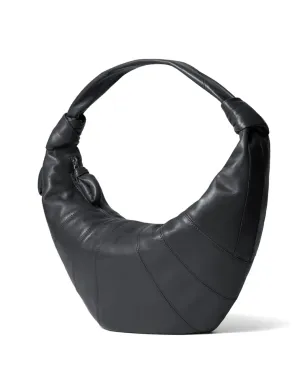 LEMAIRE ノットジップ レザー ショルダーバッグ - ブラック - サムネイル2