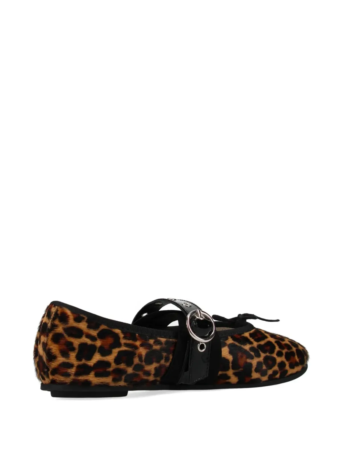 Repetto レオパード柄 メアリジェーン バックル付き フラットシューズ - 画像3