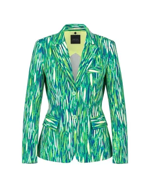 MARCCAIN スキューバ ラペル プリント ブレザー - サムネイル1