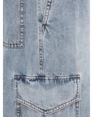 ZIMMERMANN ベルト付きカーゴデニムショーツ - サムネイル2