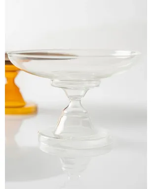 knindustrie Rubin glass cake stand - White - サムネイル3
