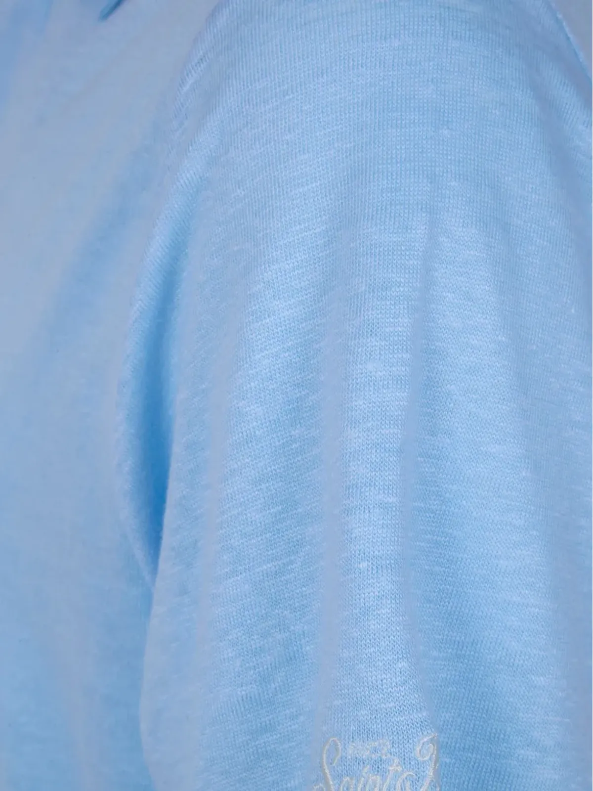 MC2 Saint Barth Vネック リネン Tシャツ - 画像3