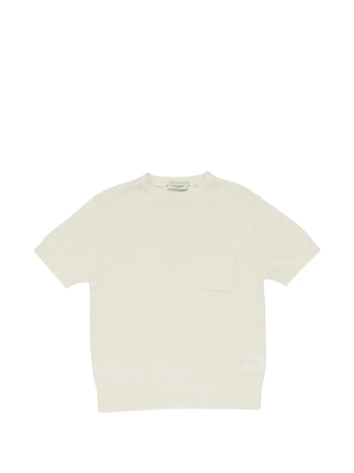 Paolo Pecora Kids 胸ポケット付き 半袖Tシャツ - 画像1