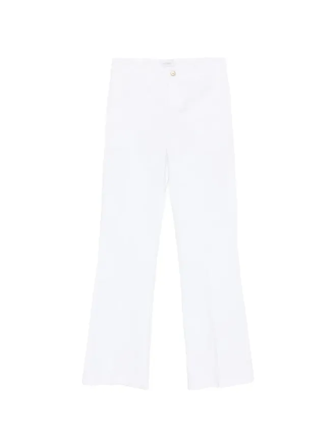 40 WEFT 40 WEFT Thea white straight trousersの商品画像