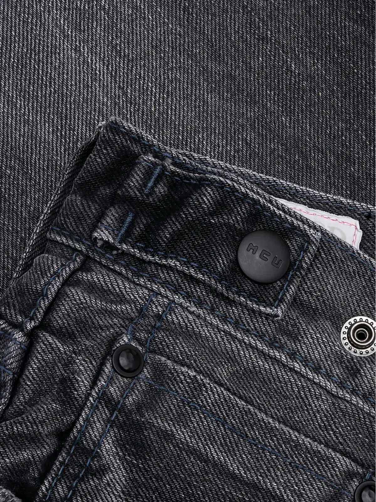 Mastercraft Union リラックスフィット ダメージジーンズ - 画像3