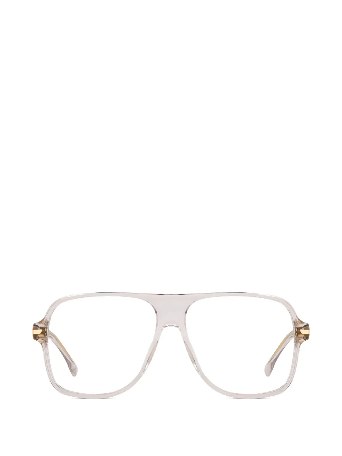 Victoria Beckham Eyewear パイロットフレーム眼鏡 グレー - 画像1
