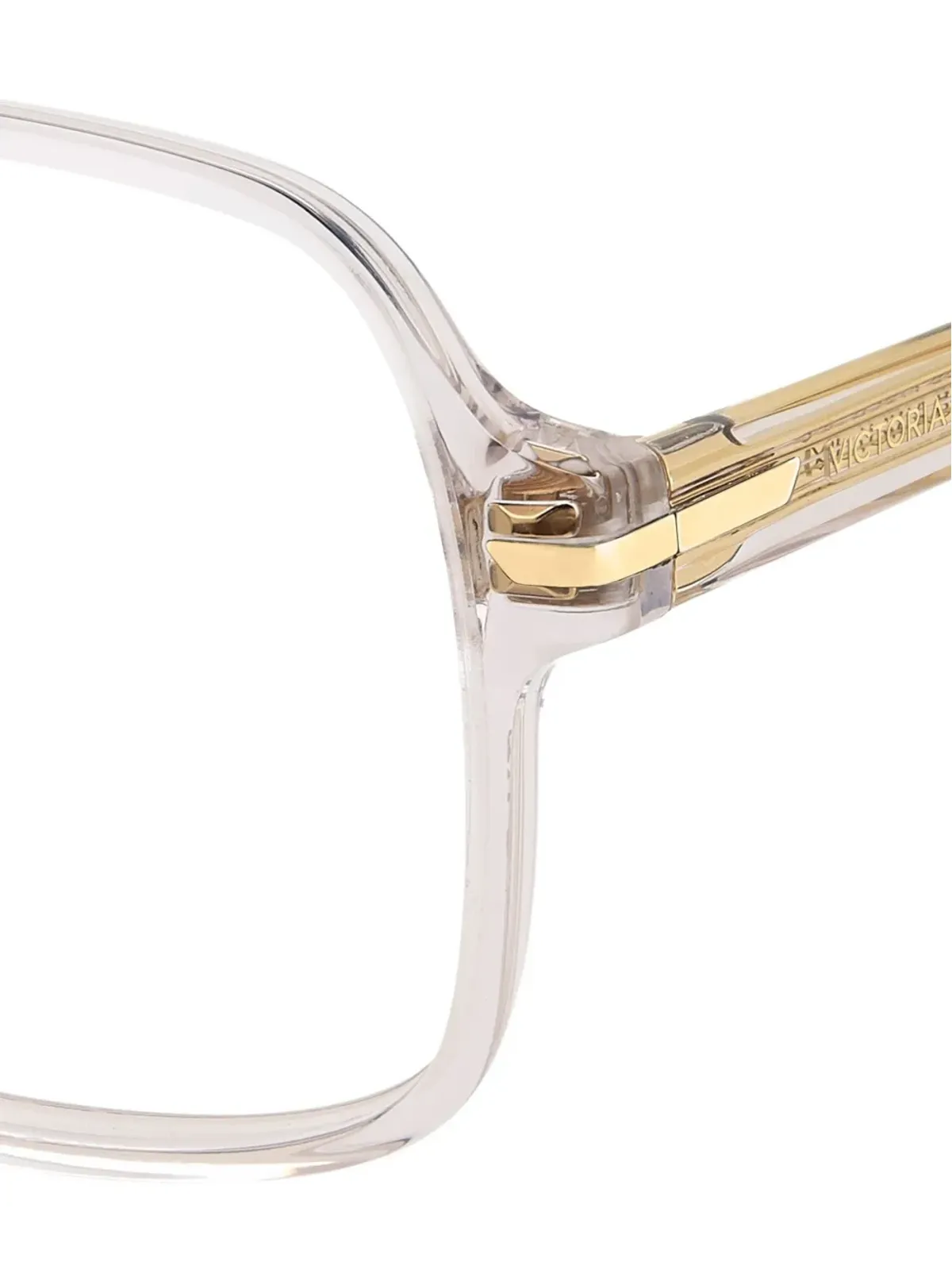 Victoria Beckham Eyewear パイロットフレーム眼鏡 グレー - 画像3